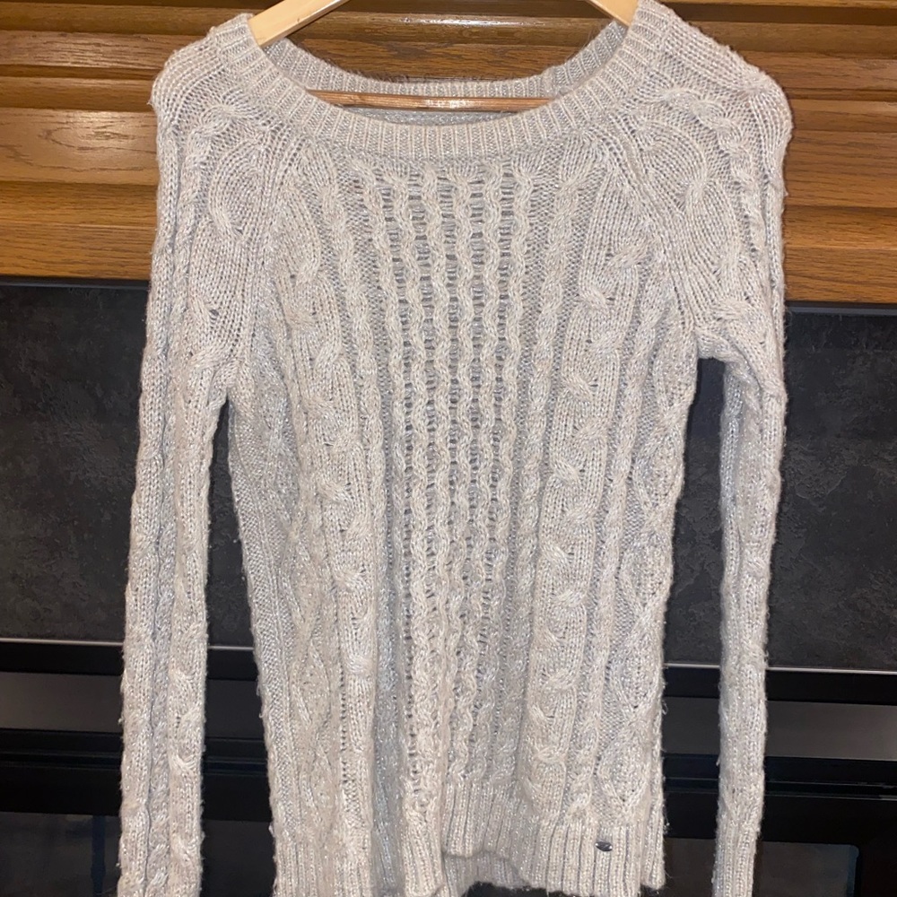 Cream American Eagle Sweater